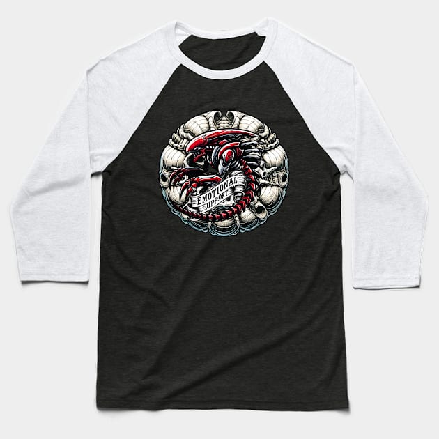 Emotional Support Tyranid Baseball T-Shirt by OddHouse